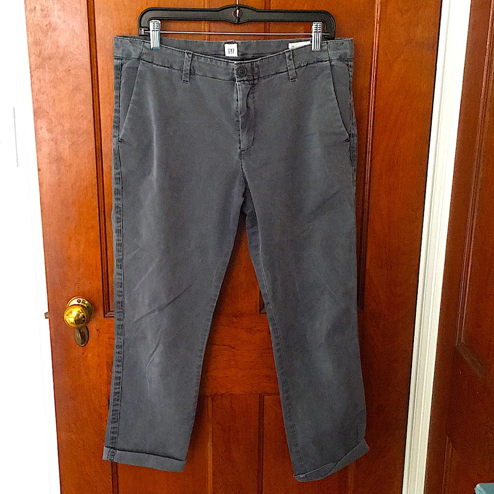GAP Girlfriend Chino pants (W 10, gray)